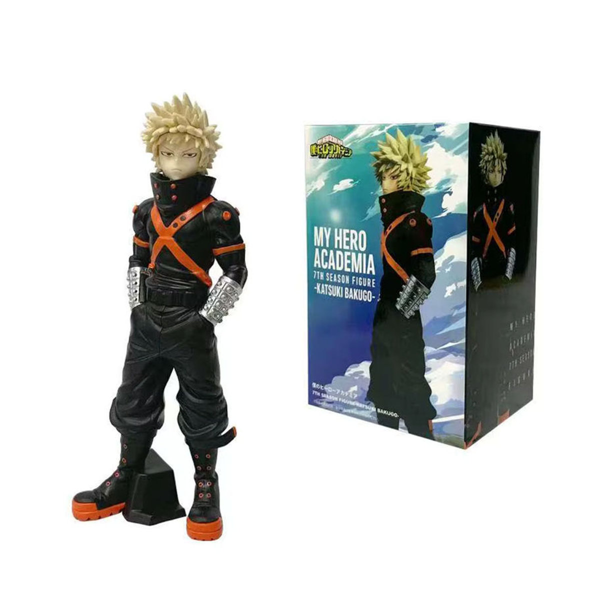 Banpresto My Hero Academia Katsuki Bakugo Anime Figur in Schwarz - Bild 2