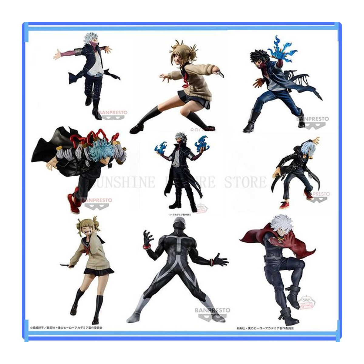 Banpresto My Hero Academia The Evil Villains Actionfiguren Shigaraki Tomura und Himiko Toga in Mehrfarbig - Bild 1