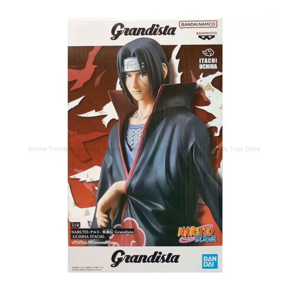 Banpresto Naruto Grandista Uchiha Itachi PVC Action Figure Anime Modell Spielzeug in Schwarz - Bild 4