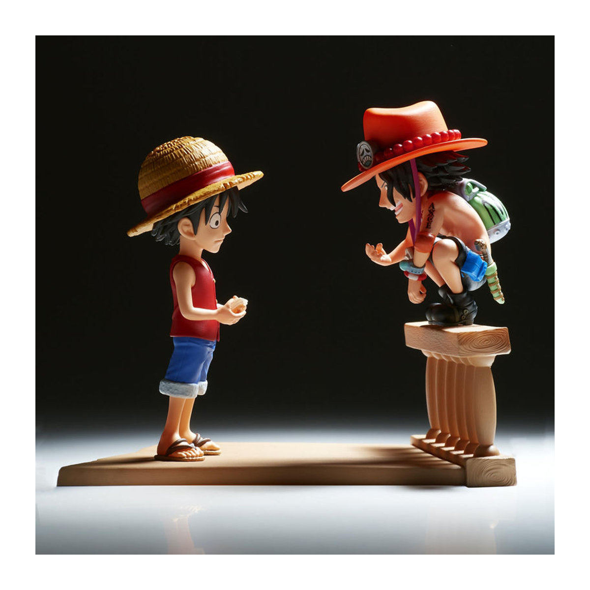 Banpresto One Piece Log Story Monkey D. Luffy und Portgas D. Ace Sammlerfigur mehrfarbig aus Kunststoff - Bild 2