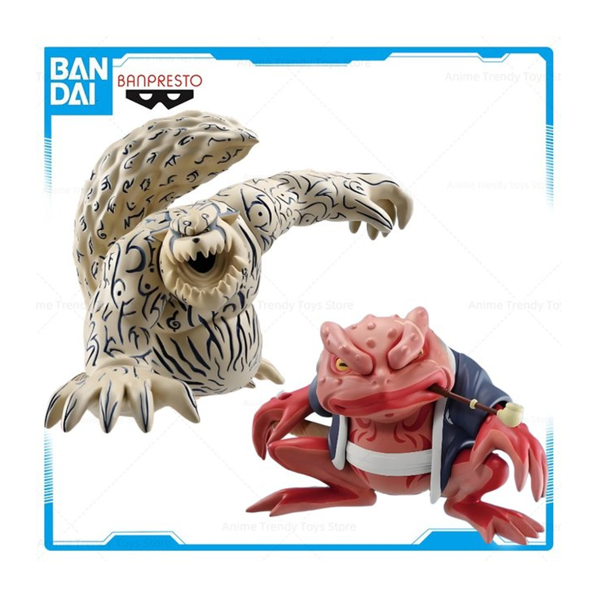 Banpresto Original Naruto Shippuden Shukaku Gamabunta Anime Modell Figur in Beige - Bild 1