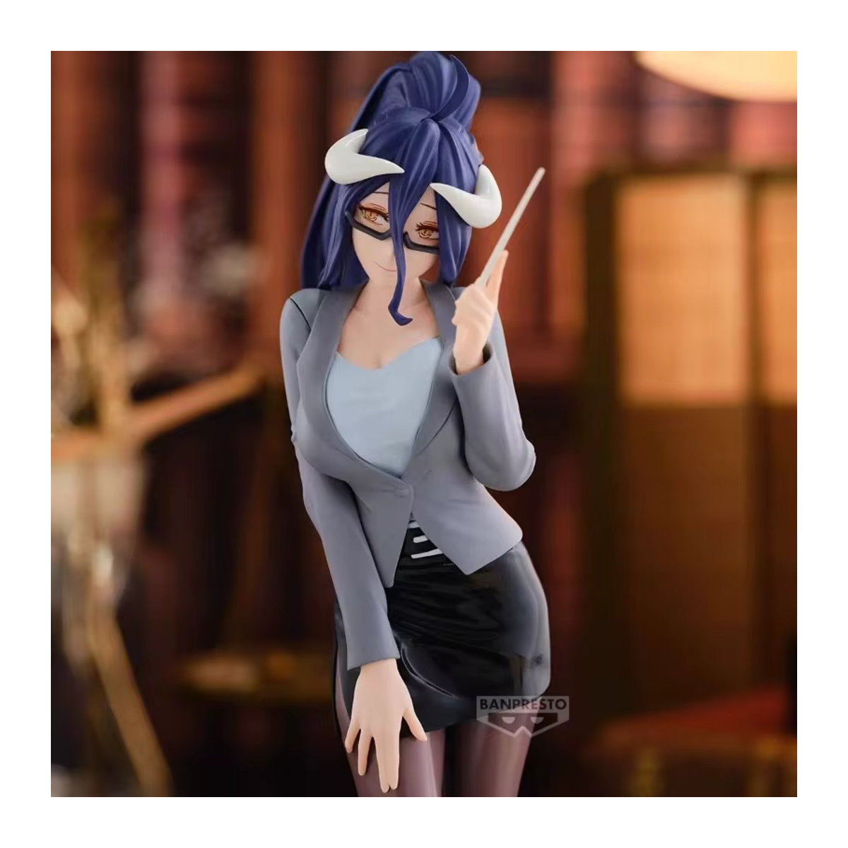 Banpresto Overlord Albedo Anime Figur im Lehrer Stil, mehrfarbig - Bild 2