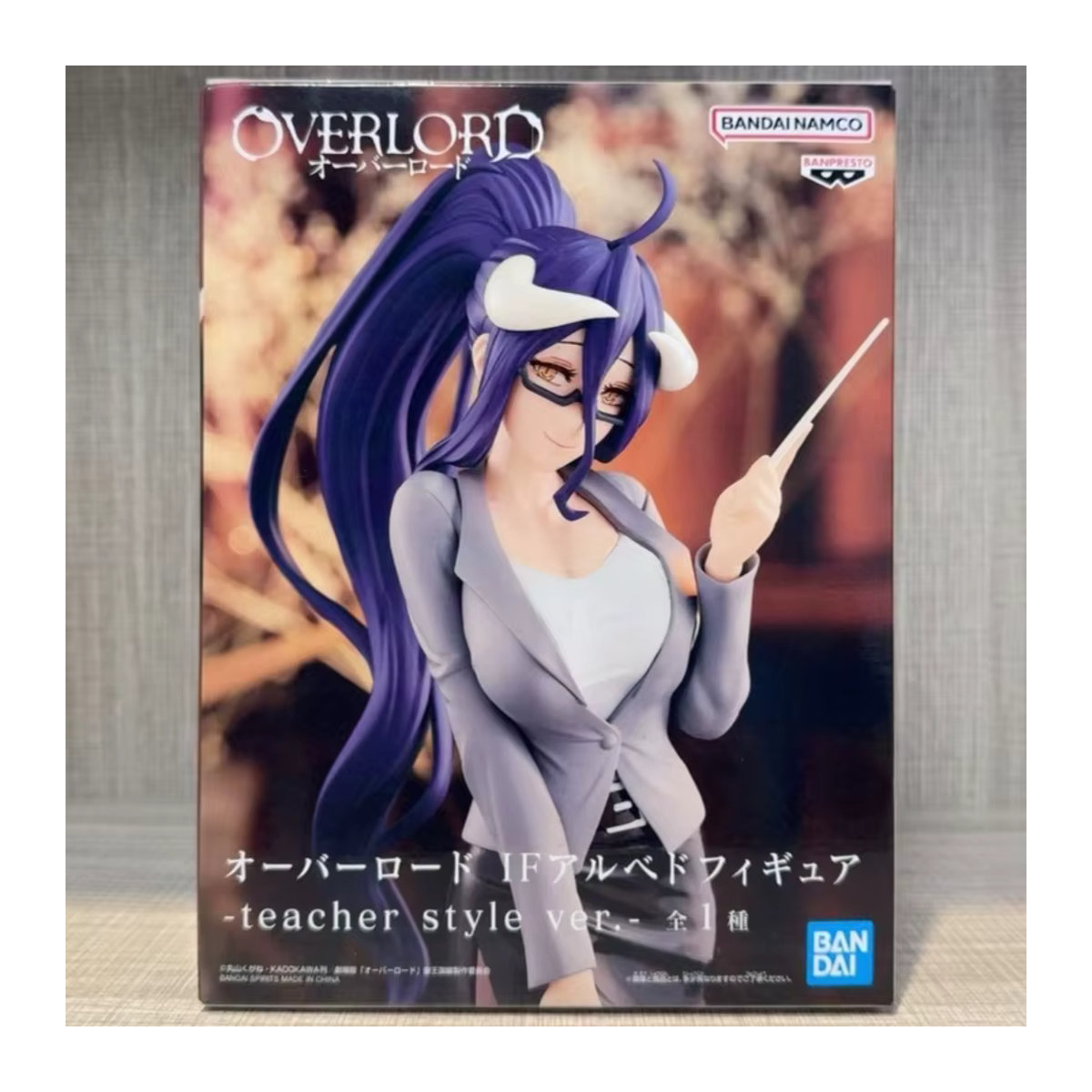 Banpresto Overlord Albedo Anime Figur im Lehrer Stil, mehrfarbig - Bild 6