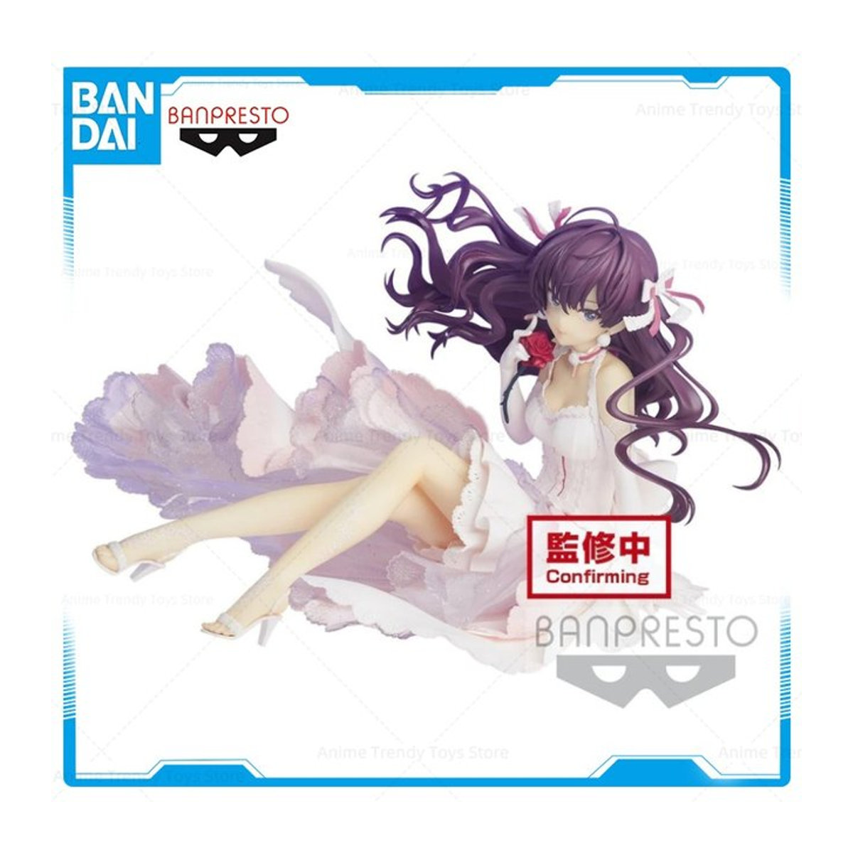 Banpresto The Idol Master Cinderella Girls Ichinose Shiki Anime Figur in Weiß - Bild 1