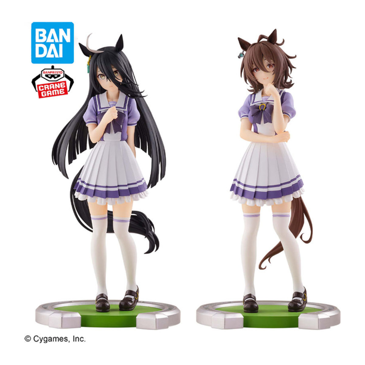 Banpresto Uma Musume Pretty Derby Manhattan Cafe und Agnes Tachyon Anime Figuren Set, mehrfarbig - Bild 1