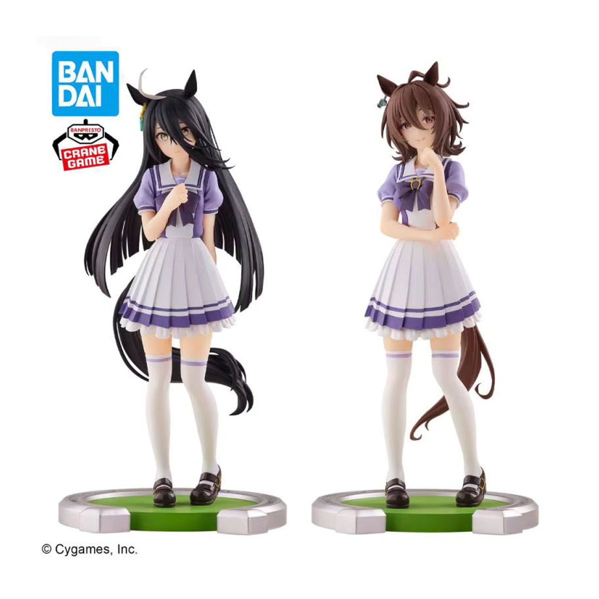 Banpresto Uma Musume Pretty Derby Manhattan Cafe und Agnes Tachyon Anime Figuren Set, mehrfarbig - Bild 3