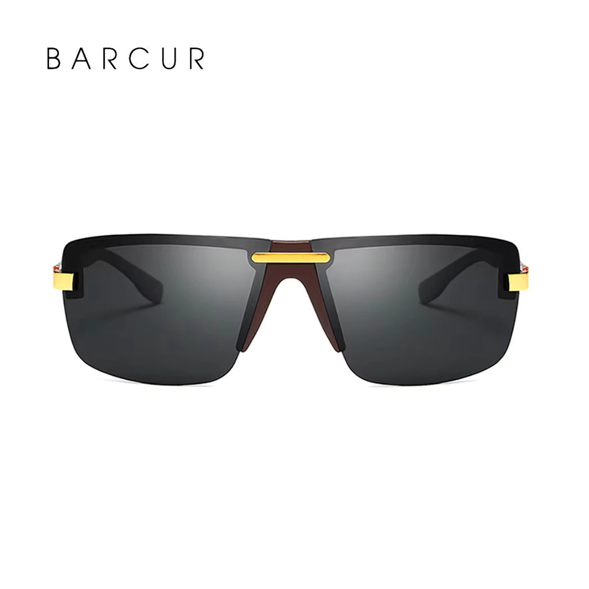 BARCUR Dekoration in Gesichtsform mit Sonnenbrille und UV-Schutz, Schwarz, Metall, Modernes Design für Unisex - Bild 3