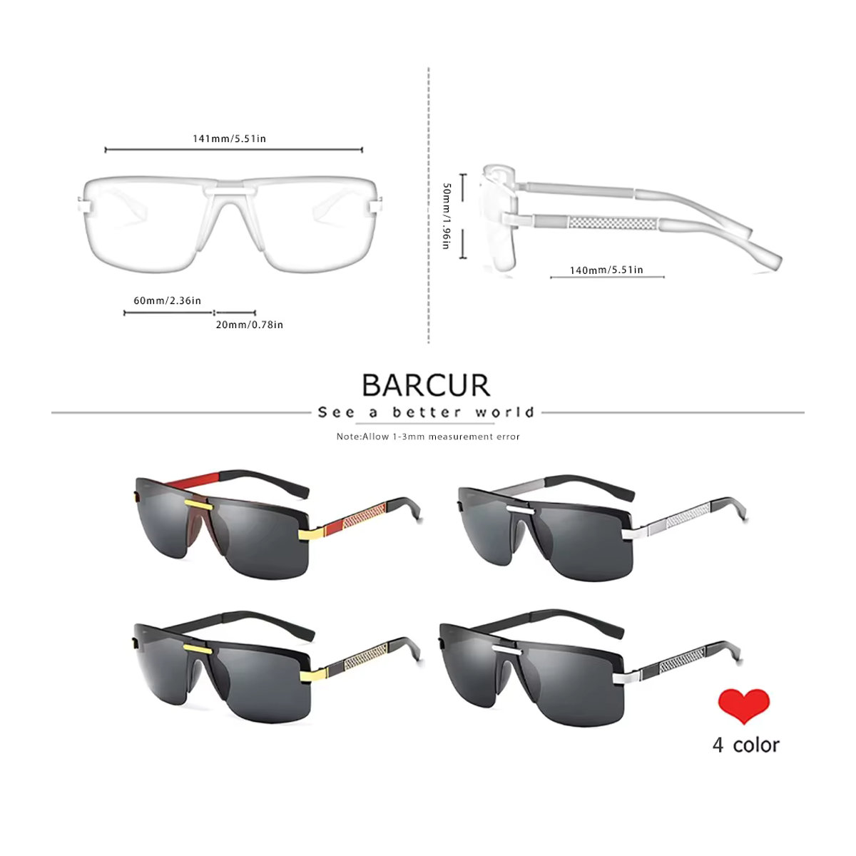 BARCUR Dekoration in Gesichtsform mit Sonnenbrille und UV-Schutz, Schwarz, Metall, Modernes Design für Unisex - Bild 4