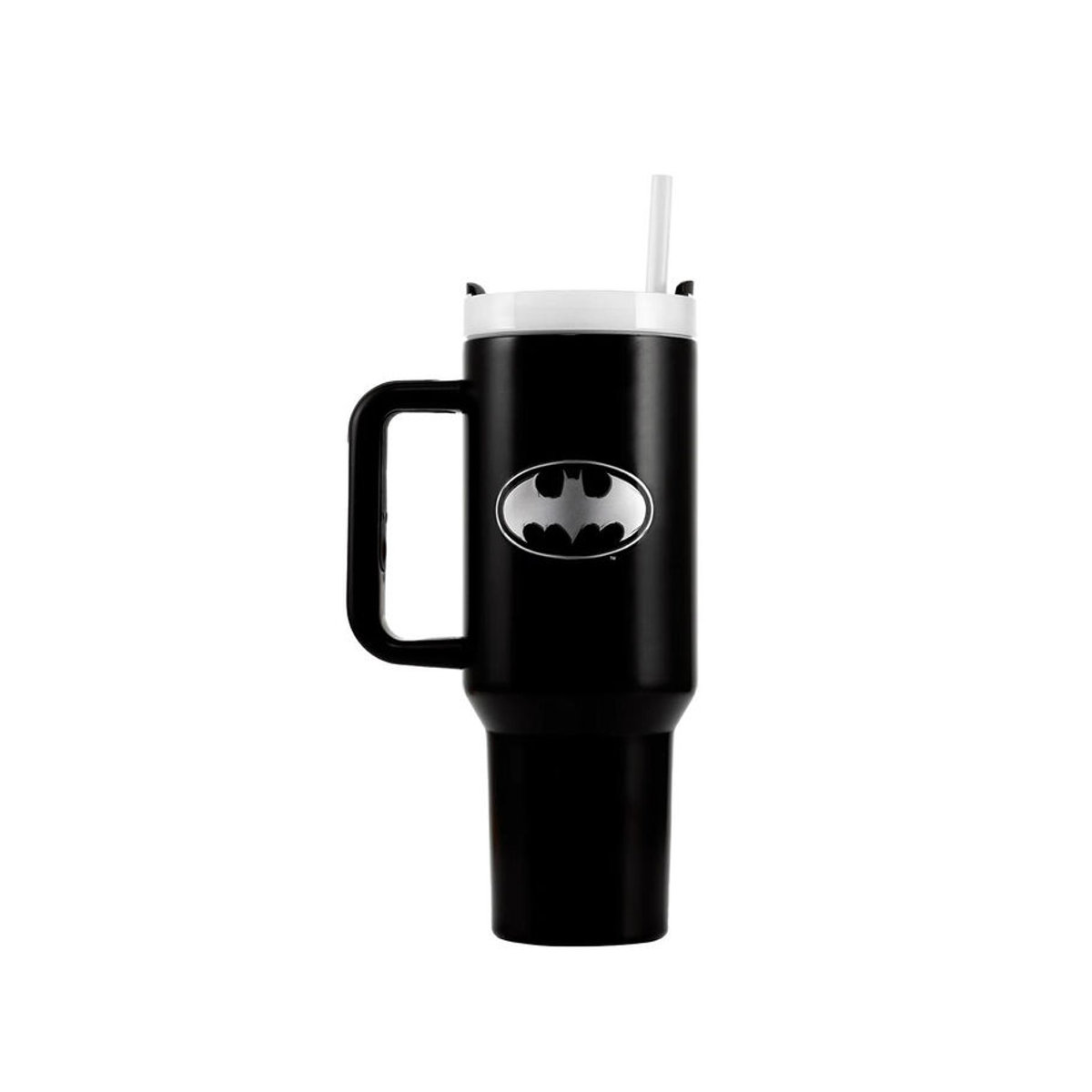 Batman Reisebecher mit Fledermaus-Emblem in Schwarz, 1,1l - Bild 3