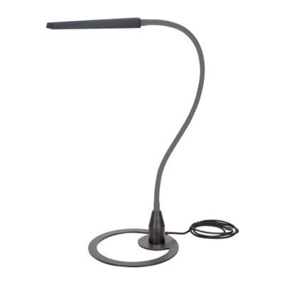Bauer & Böcker Comet LED-Tischlampe aus Aluminium in Schwarz-Grau, 10 W, 960 lm, dimmbar und neigbar mit Gestensteuerung, Länge: 750 mm - Bild 1