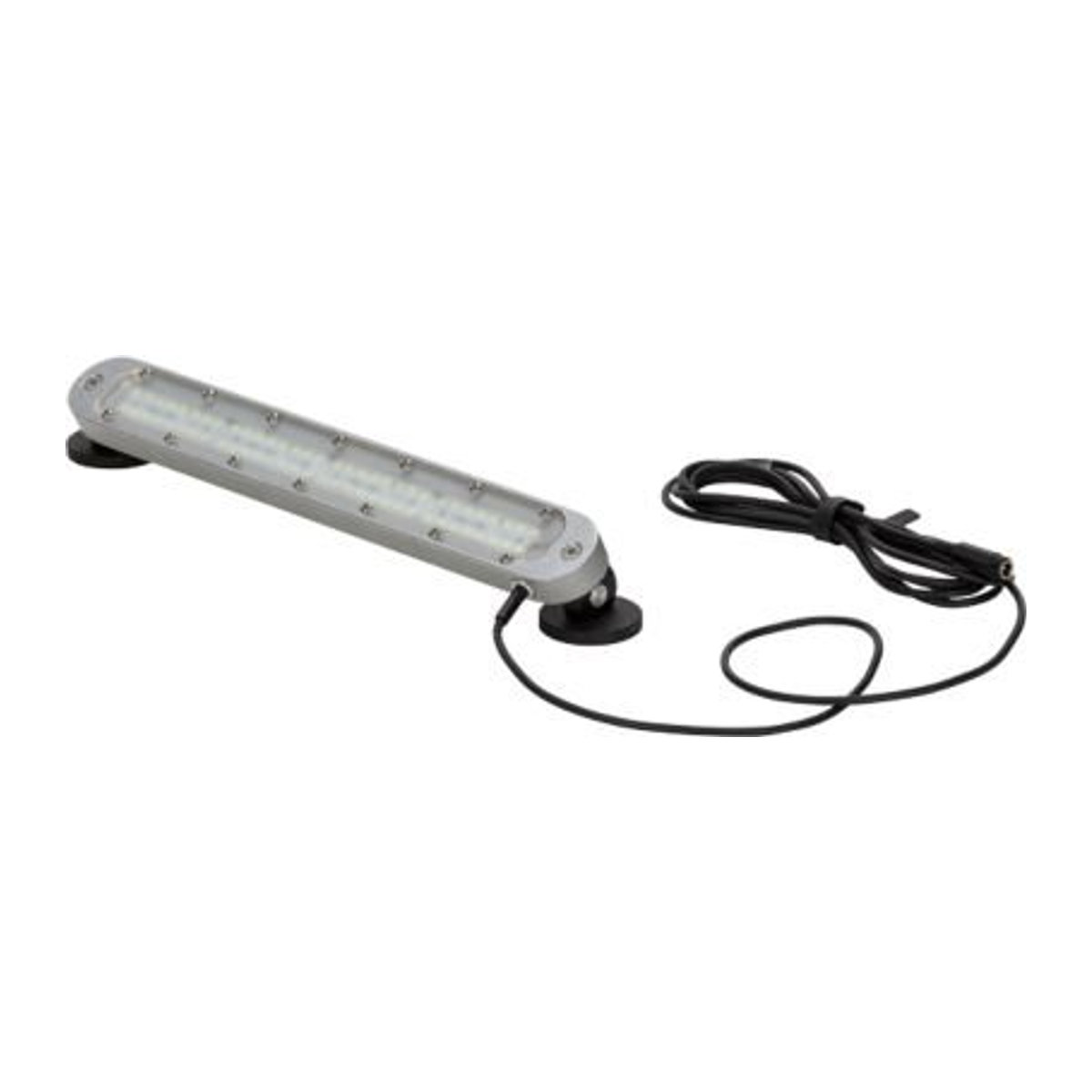 Bauer & Böcker LED Maschinenleuchte Lichtleiste M in Grau aus Aluminium mit 12 W, 1200 lm, 5500 K, drehbaren Gelenken und Magnetfuß, IP67 - Bild 1