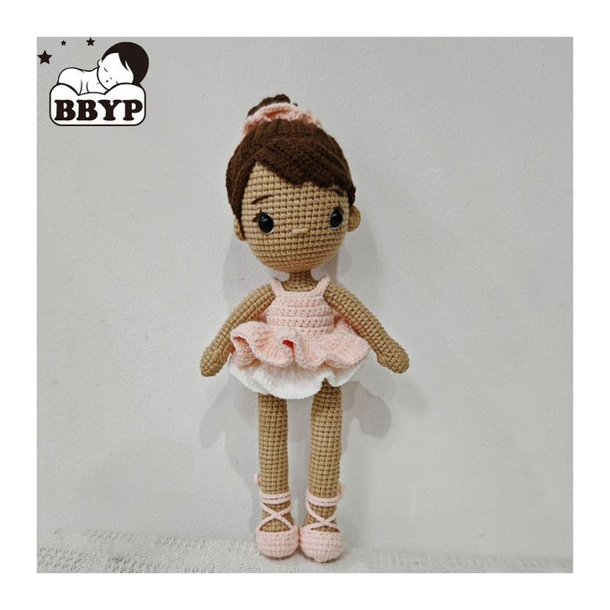 BBYP Handgemachte gehäkelte Ballett-Mädchen-Strickpuppen in Mehrfarbig als dekorative Textil-Ornamente für Kinder - Bild 1