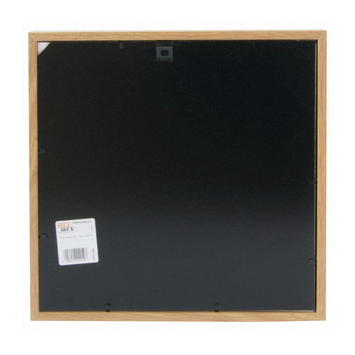 BD ART 3D Schaukasten Bilderrahmen quadratisch Eiche Braun mit Passepartout B/H: 25 x 25 cm - Bild 3