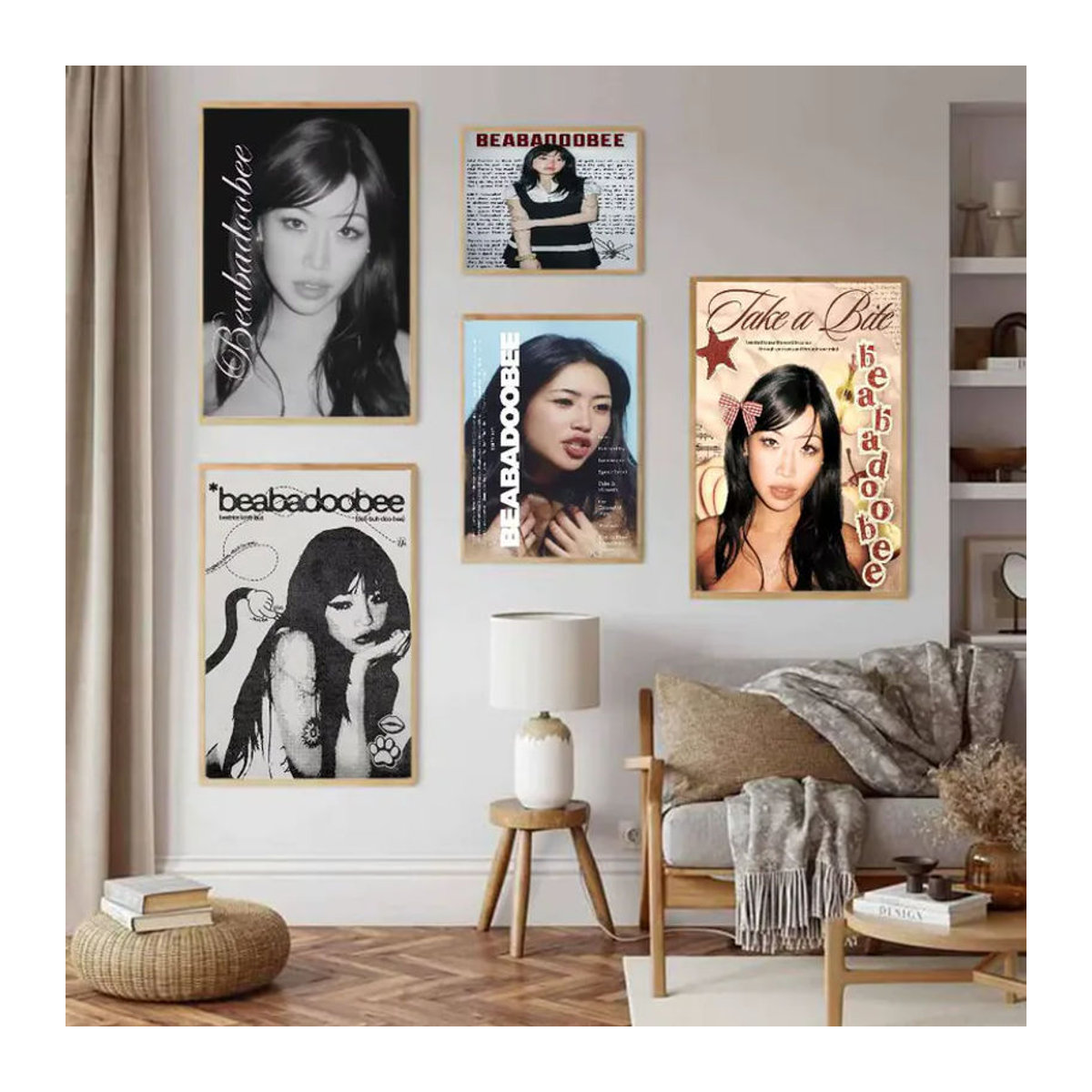 Beabadoobee Anime-Poster aus Papier, selbstklebend und wasserfest, mehrfarbige Kawaii-Wanddekoration für dein Zimmer - Bild 2