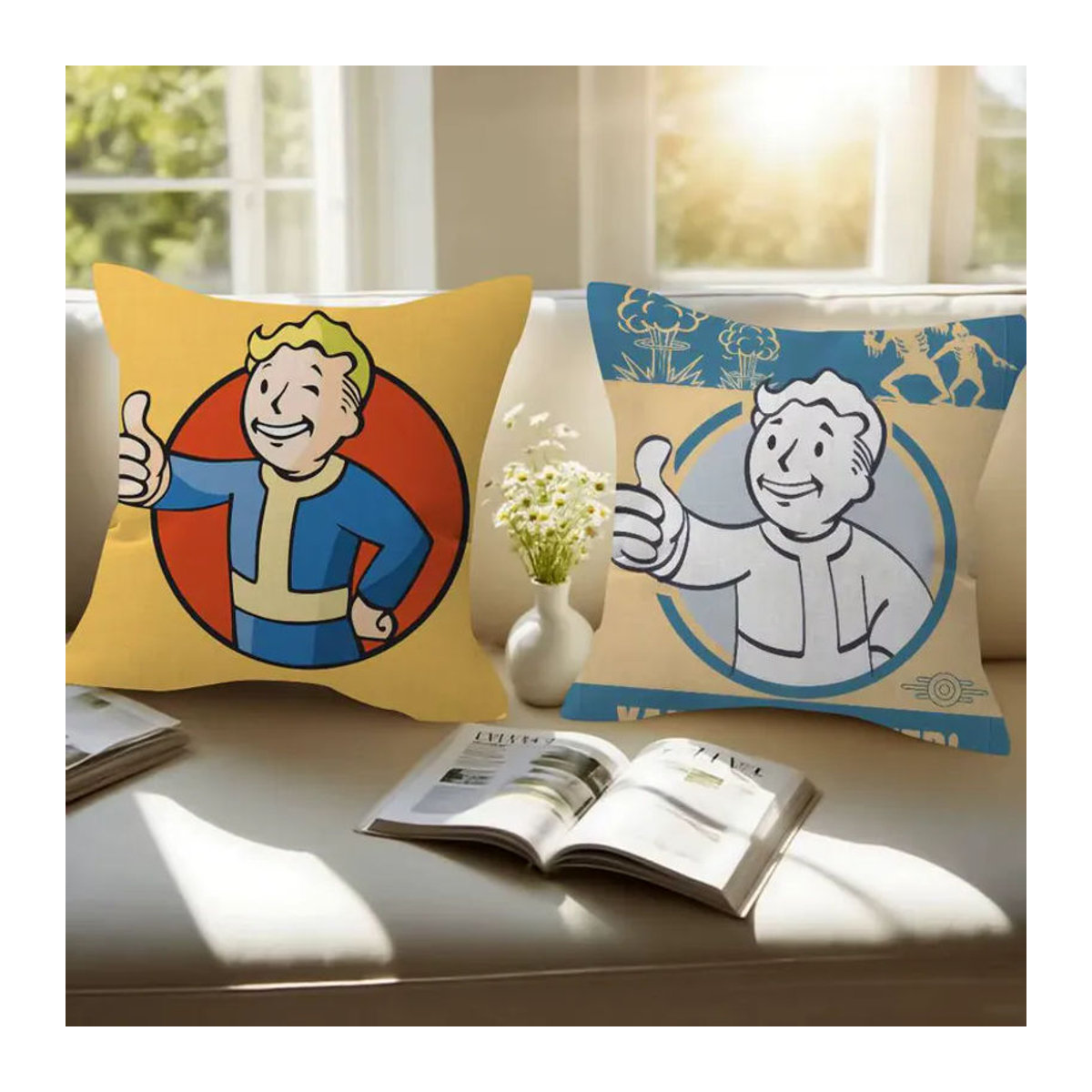 Beast Kingdom Anime Kissenbezug Cool Boy Design, mehrfarbig, 45 x 45 cm - Bild 4