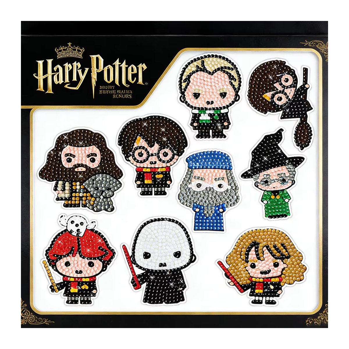 Beast Kingdom Harry Potter DIY Diamant-Kunst Bastelset mit glänzenden Deko-Stickern in Mehrfarbig - Bild 2