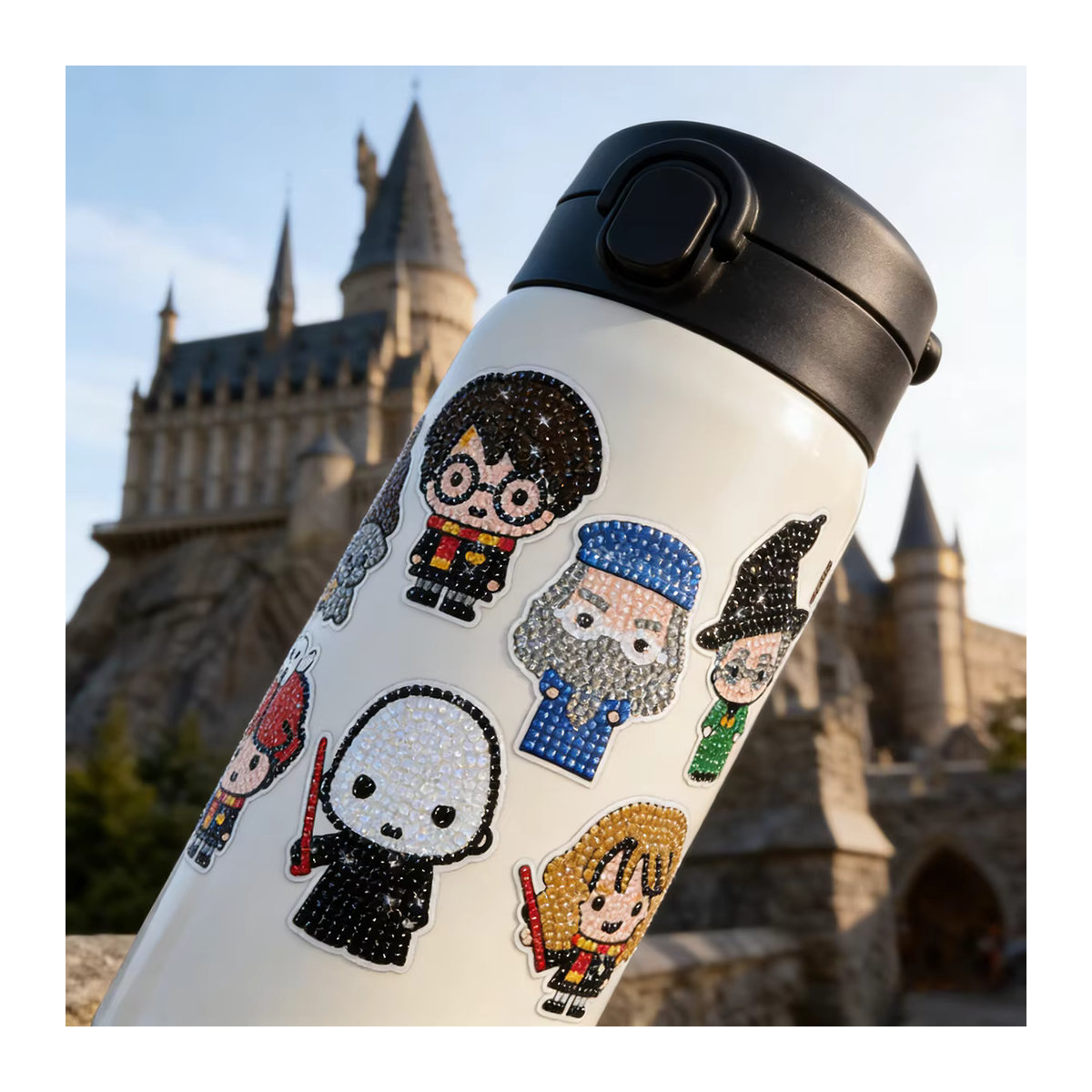 Beast Kingdom Harry Potter DIY Diamant-Kunst Bastelset mit glänzenden Deko-Stickern in Mehrfarbig - Bild 5
