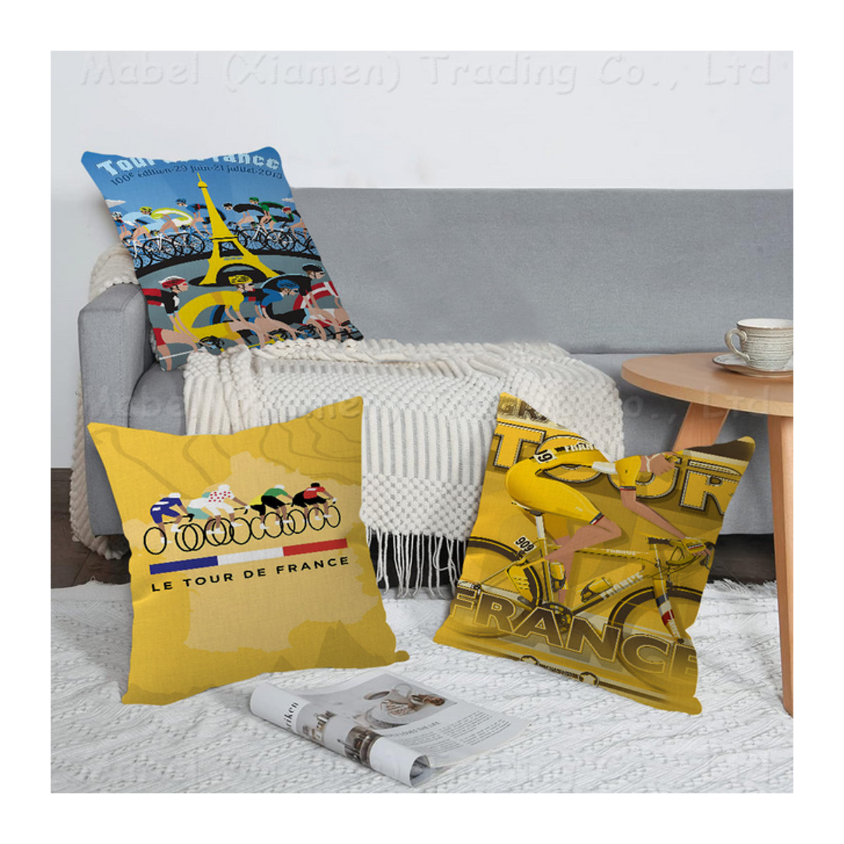Beast Kingdom Kissenbezug in Gelb für dein Wohnzimmer und Sofa - Bild 1