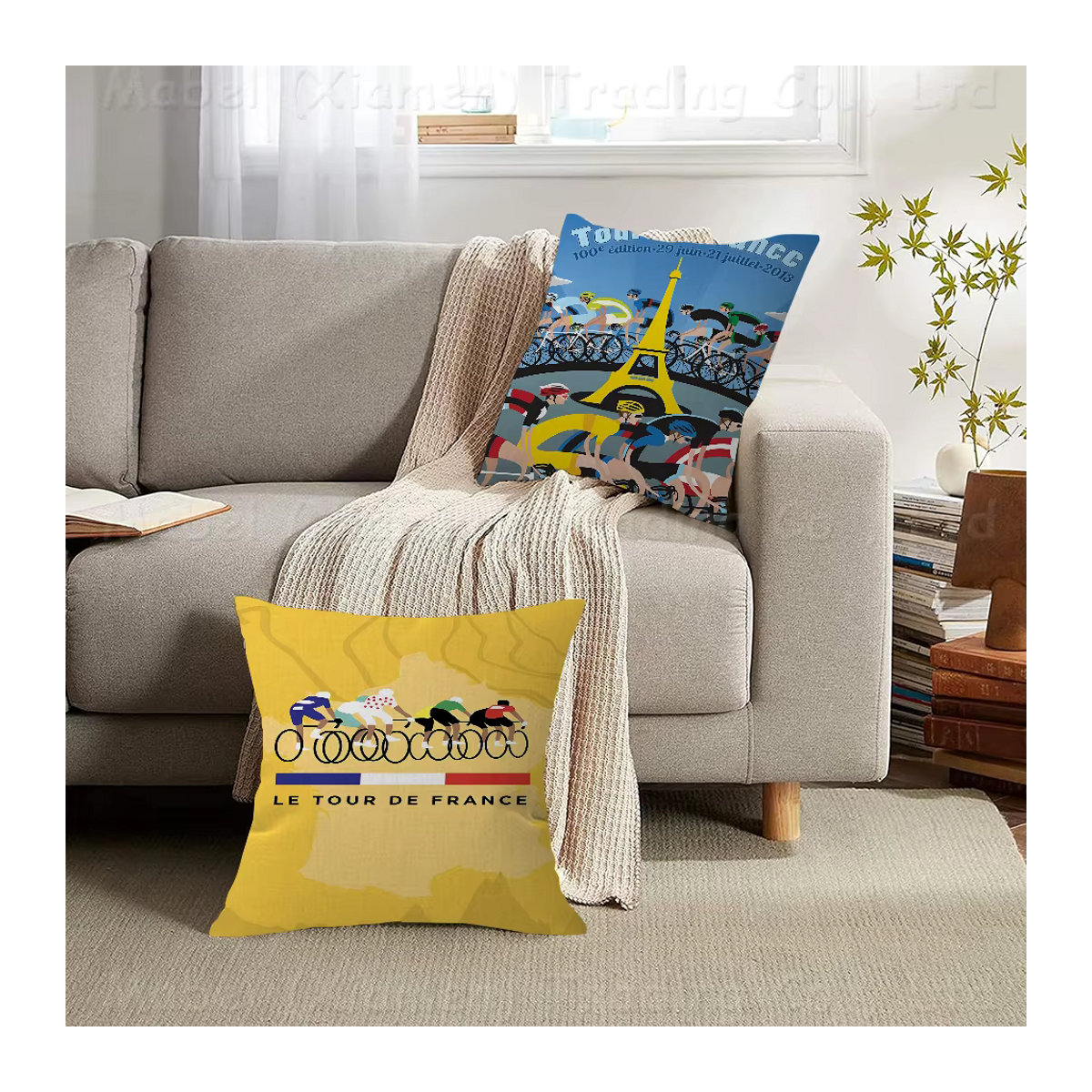 Beast Kingdom Kissenbezug in Gelb für dein Wohnzimmer und Sofa - Bild 2