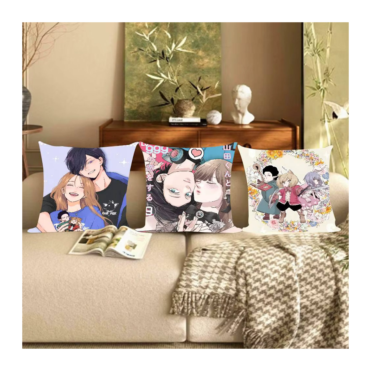 Beast Kingdom Kissenbezug My Love Story With Yamada-kun At Lv999 Maple Design mehrfarbig - Bild 3