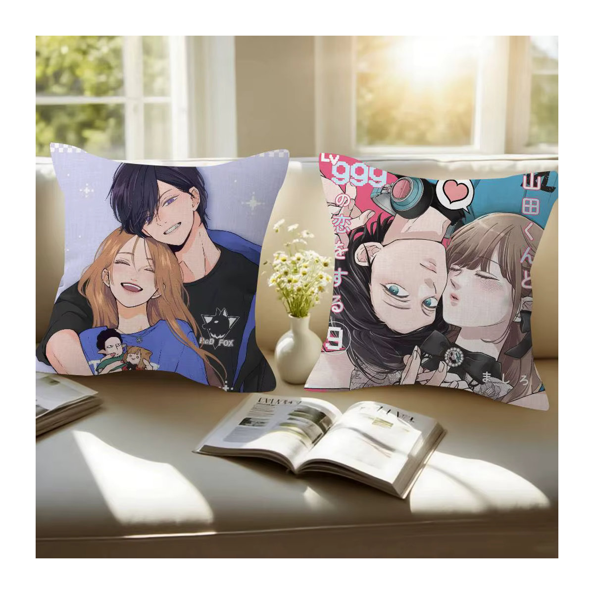 Beast Kingdom Kissenbezug My Love Story With Yamada-kun At Lv999 Maple Design mehrfarbig - Bild 4