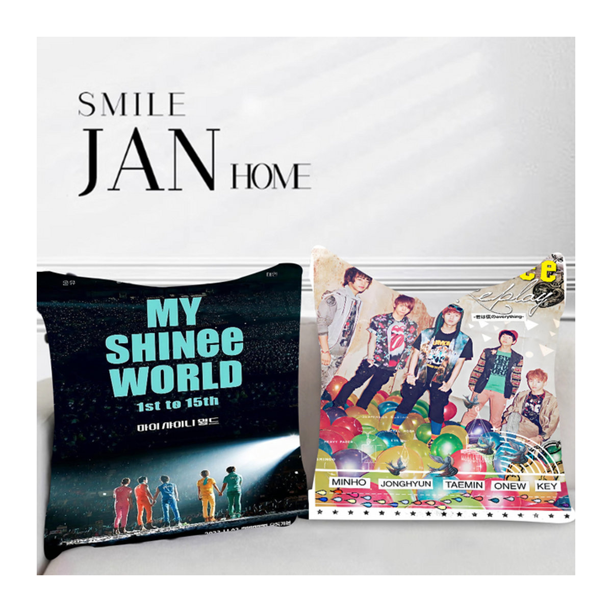 Beast Kingdom Kissenbezug SHINee Ahorn Design Mehrfarbig - Bild 1