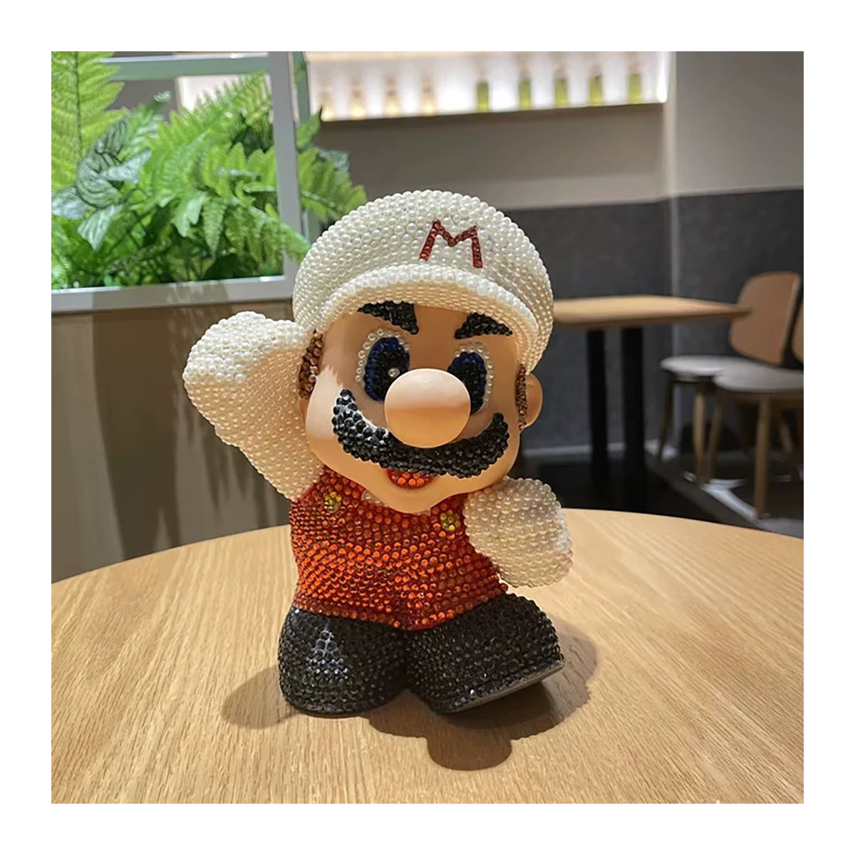 Beast Kingdom Mario Diamant-Malerei Dekorative Figur DIY Spardose in Mehrfarbig - Bild 1