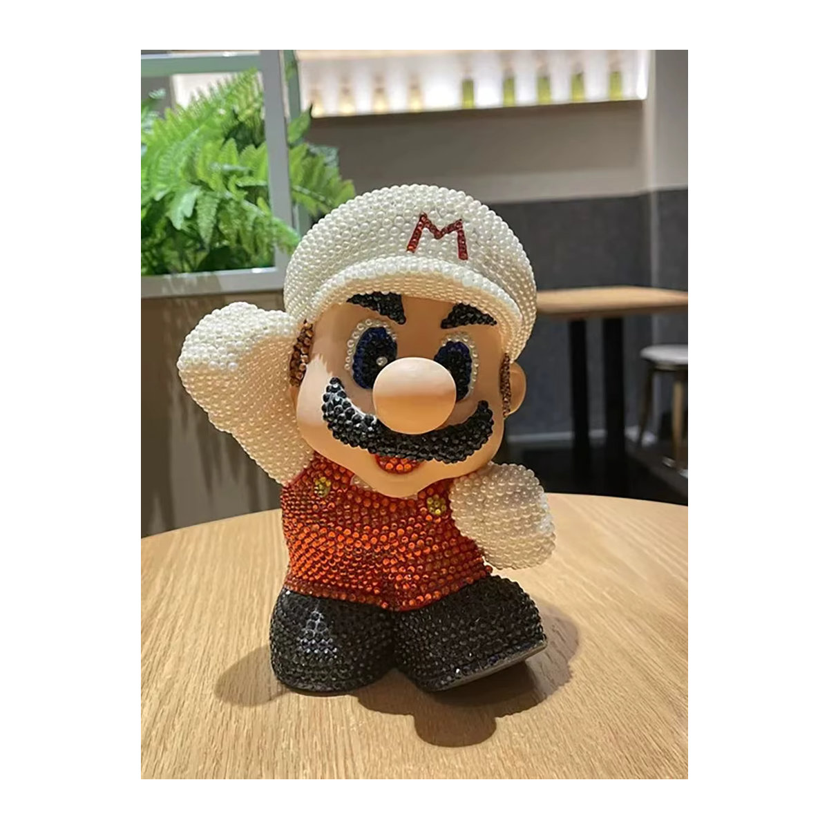 Beast Kingdom Mario Diamant-Malerei Dekorative Figur DIY Spardose in Mehrfarbig - Bild 2