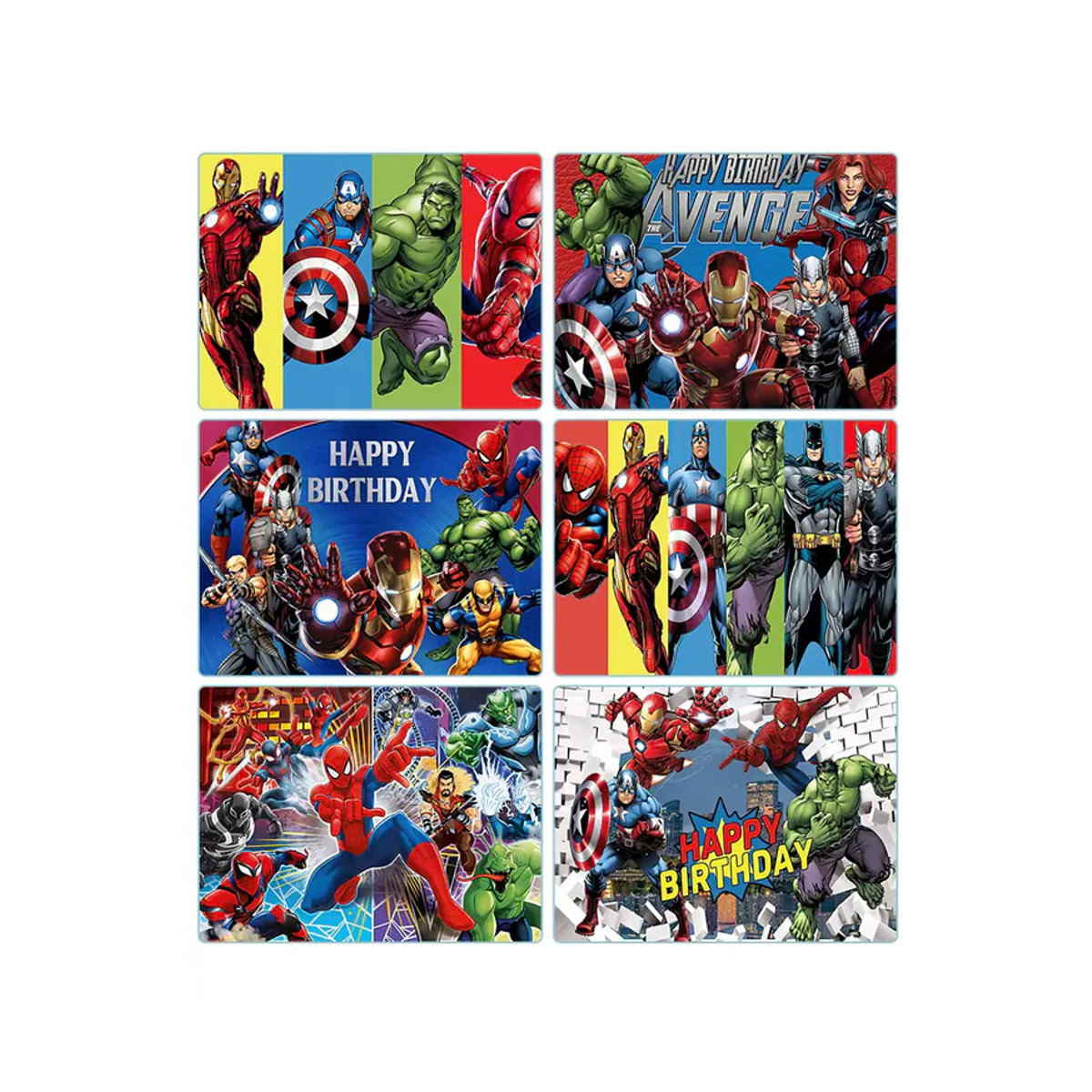 Beast Kingdom Marvel Avengers Hintergrundbanner Superhelden-Team mehrfarbig B: 150 cm, H: 150 cm - Bild 4