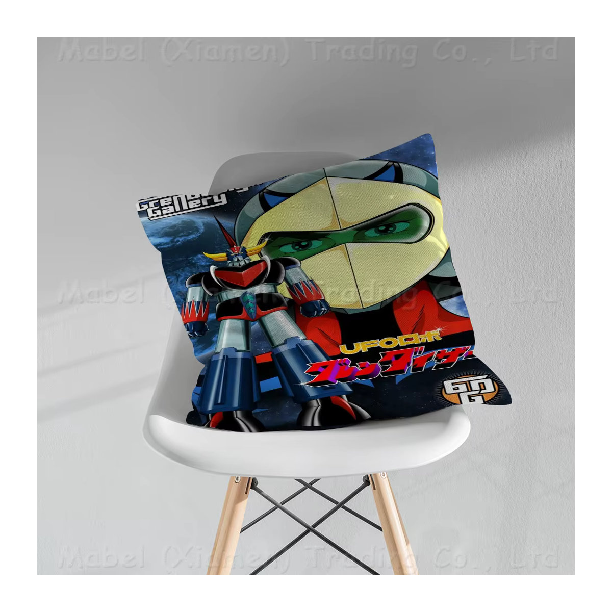 Beast Kingdom UFO-Roboter Goldrake Kissenbezug, mehrfarbig, B/T/H: 45 x 45 x 0 cm - Bild 4