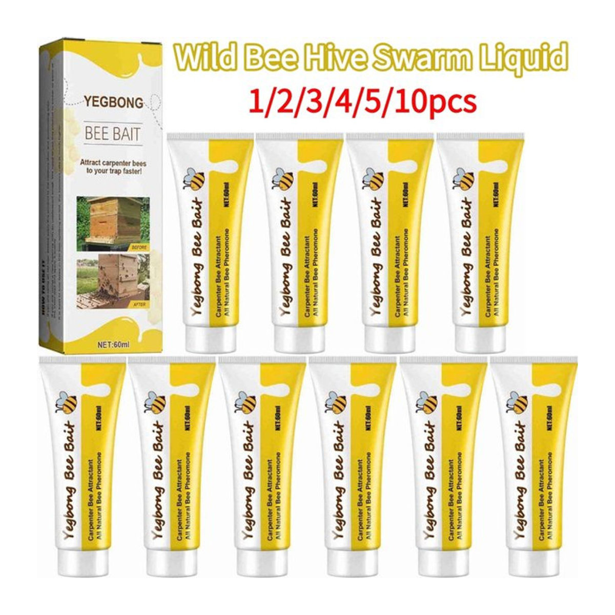 Bee Swarm Commander Locken Köder 60ml für die Bienenzucht und Bienenfalle - Bild 1