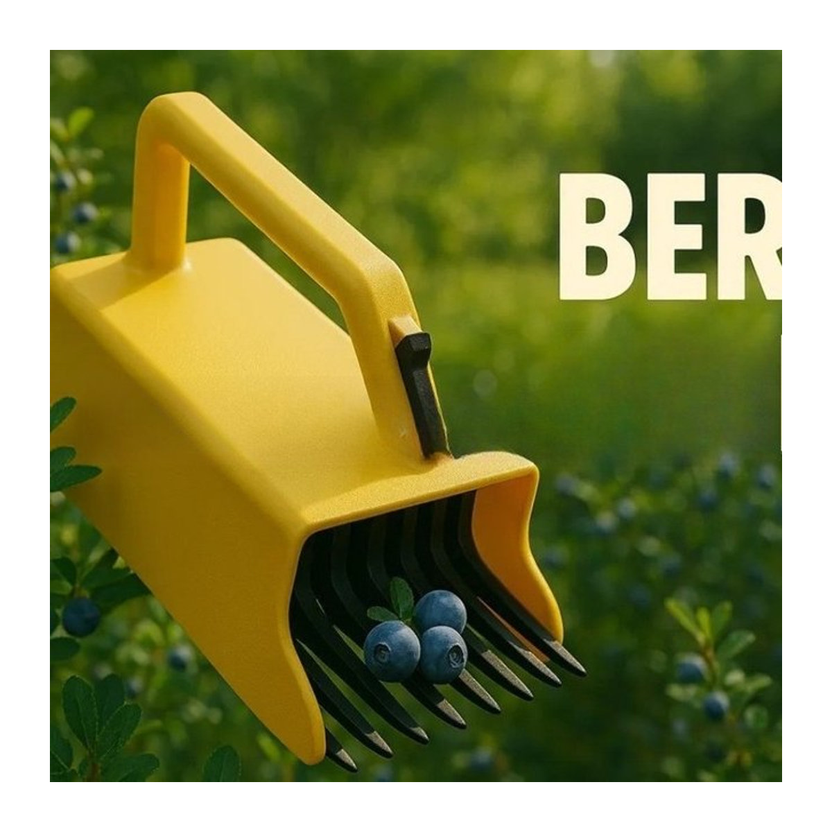 Beerenpflücker aus Kunststoff mit ergonomischem Griff für die Gartenarbeit - Bild 1