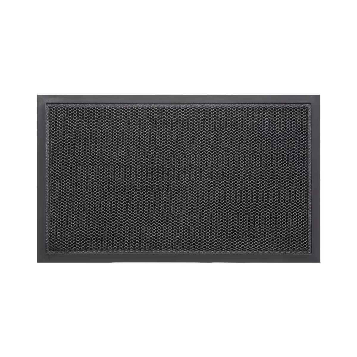 BEIMBEI Rutschfeste elastische Schmutzfangmatte für den Außenbereich, Rechteckig, Geometrisch, Grau/Schwarz/Bunt, B: 75 cm, T: 45 cm - Bild 5