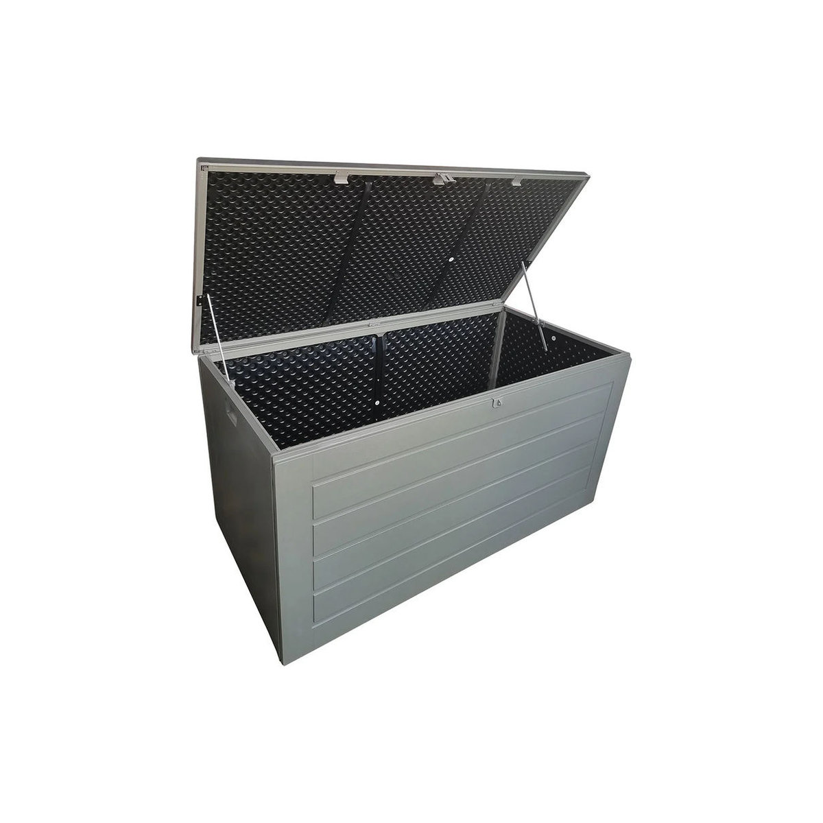 BELLAVISTA - HOME & GARDEN Auflagenbox AIK grau, Volumen 680L, B/H/L: 71 x 75 x 146,5 cm, UV-beständig - Bild 2