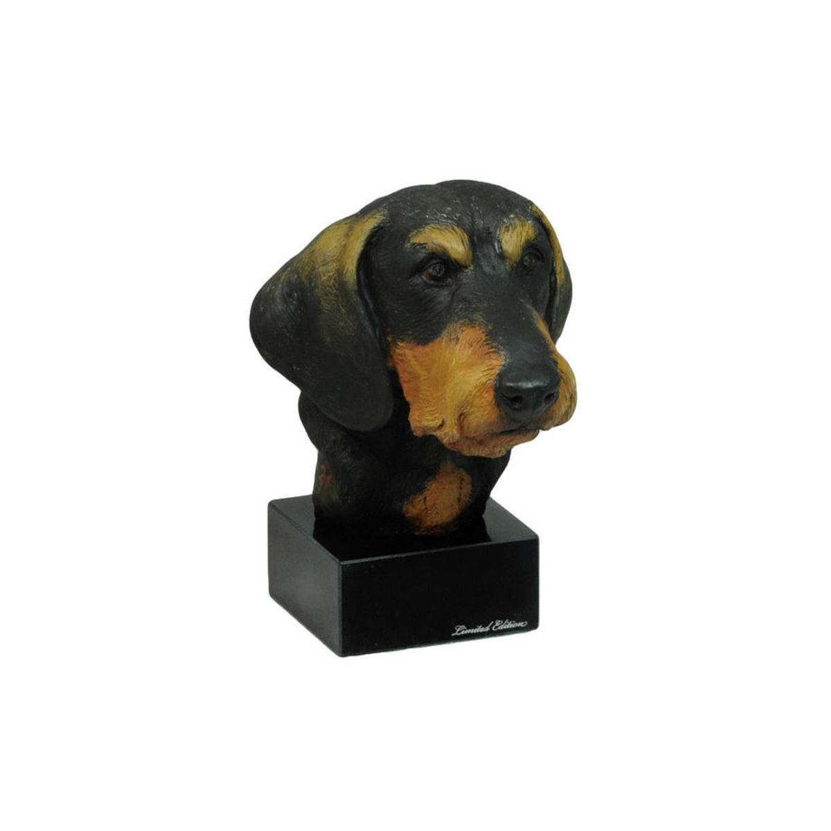 Bemalte Dackel Rauhaar Figur aus Kunstharz von Art-Dog in Mehrfarbig - Bild 2