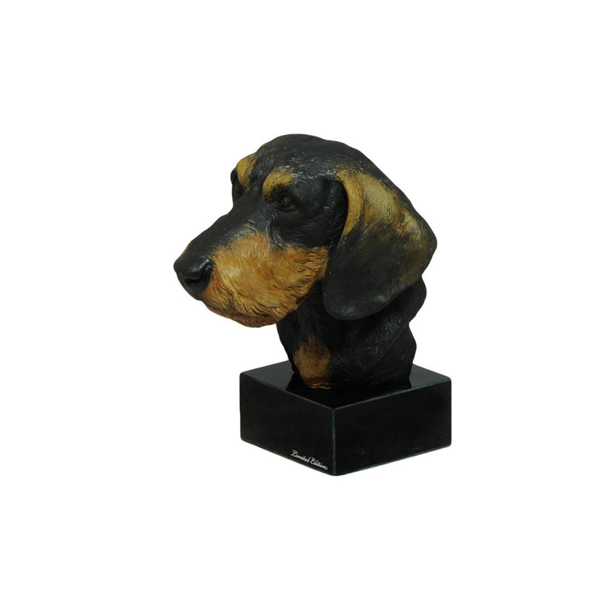 Bemalte Dackel Rauhaar Figur aus Kunstharz von Art-Dog in Mehrfarbig - Bild 8