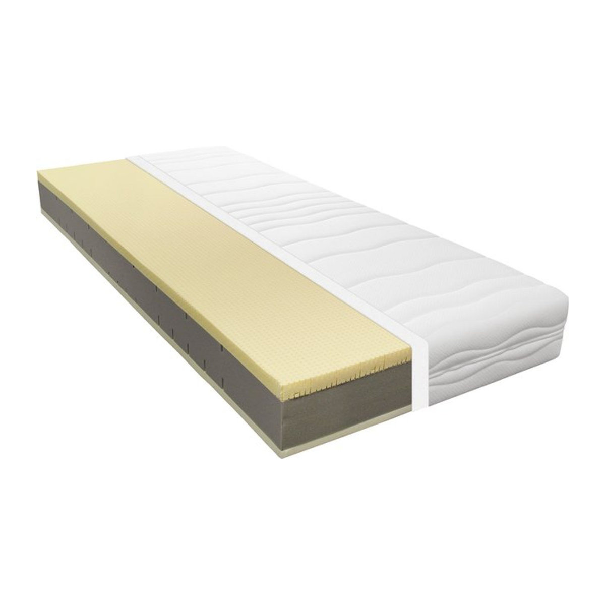 BeMeoBeMeo Latex Matratze Luxus B: 100 cm, T: 200 cm, H: 24 cm - Bild 1