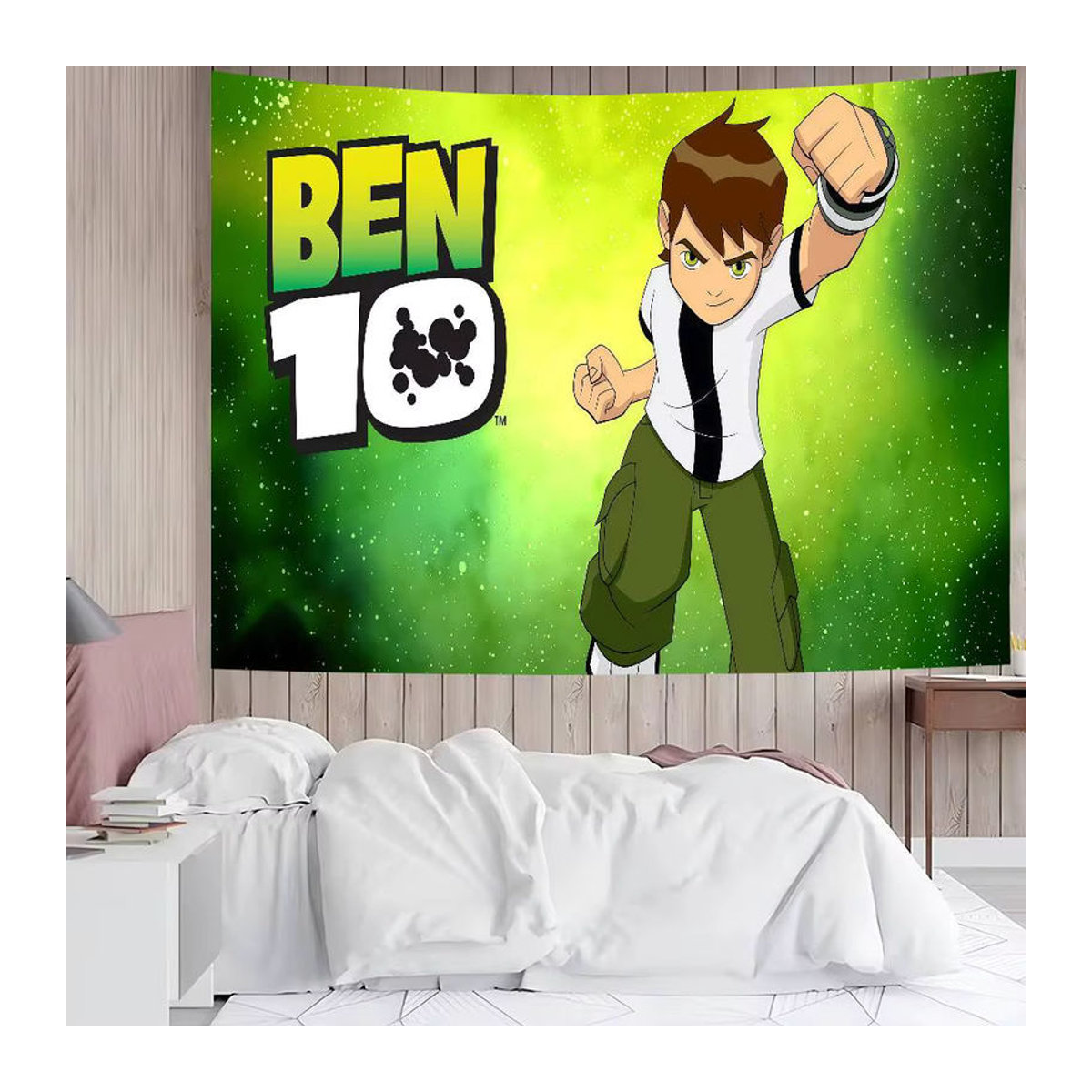 Ben 10 Fotohintergrund für Kindergeburtstage in Mehrfarbig - Bild 2