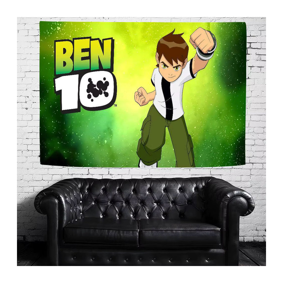 Ben 10 Fotohintergrund für Kindergeburtstage in Mehrfarbig - Bild 5