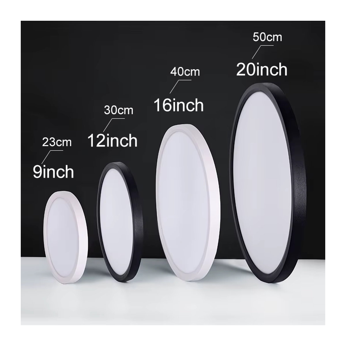 BENEWTON LED Deckenlampe in Schwarz, minimalistisches und modernes Design mit App-Fernbedienung, 45 W - Bild 6