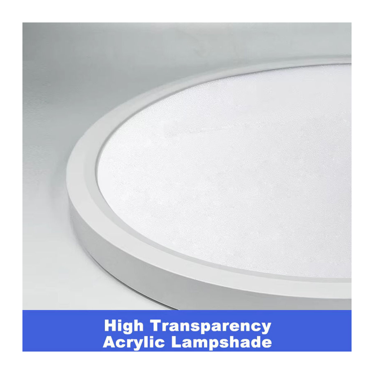BENEWTON LED Deckenlampe Schwarz Minimalistisch aus Acryl, 25 W, Ultradünne Runde Panel-Leuchte - Bild 3