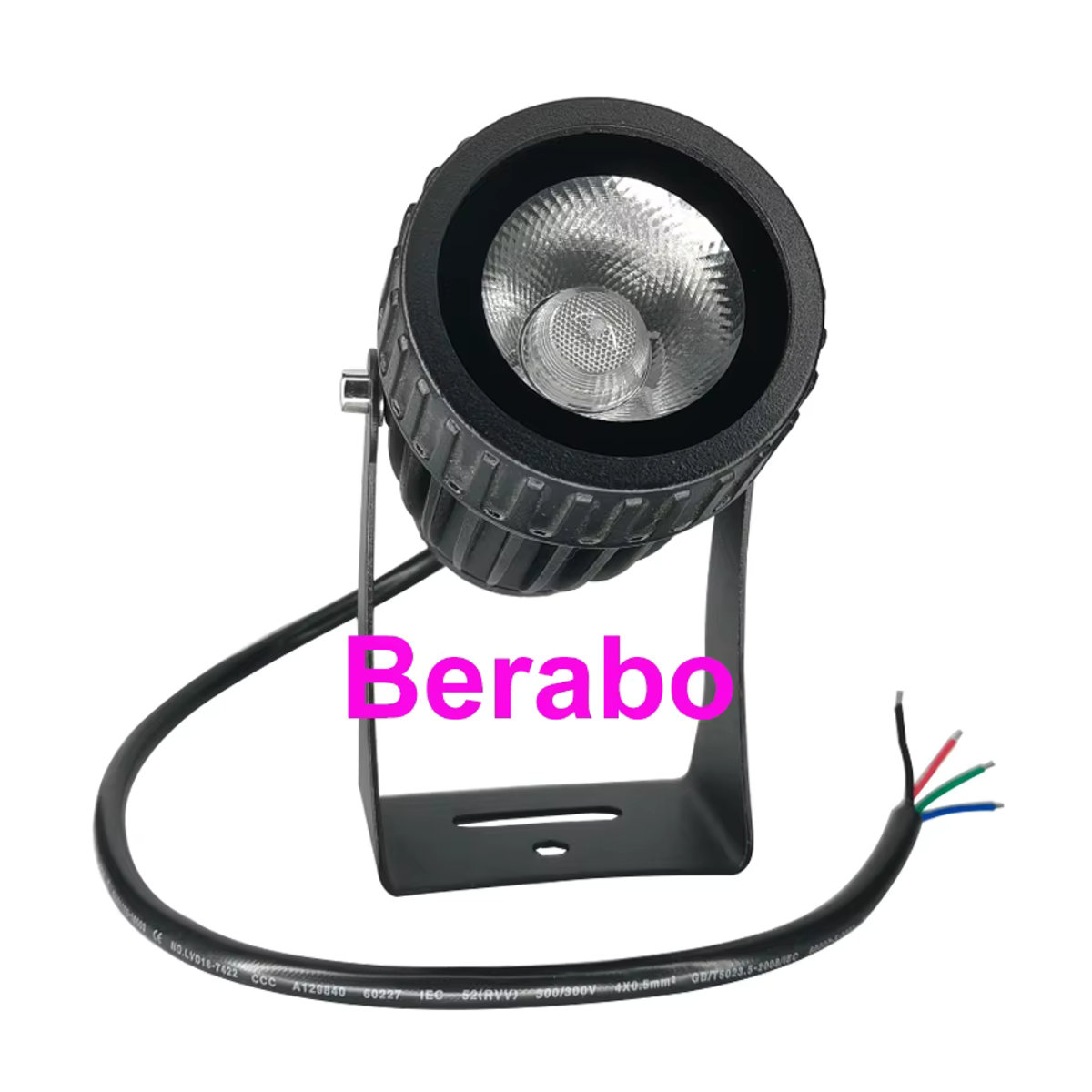Berabo RGB LED Wegeleuchte mit externer Steuerung, 20W COB Gartenlampe, Schwarz, Wasserdicht für Außenbereich - Bild 2