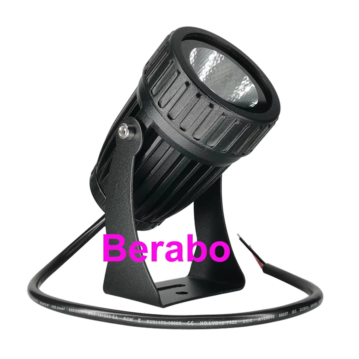 Berabo RGB LED Wegeleuchte mit externer Steuerung, 20W COB Gartenlampe, Schwarz, Wasserdicht für Außenbereich - Bild 3