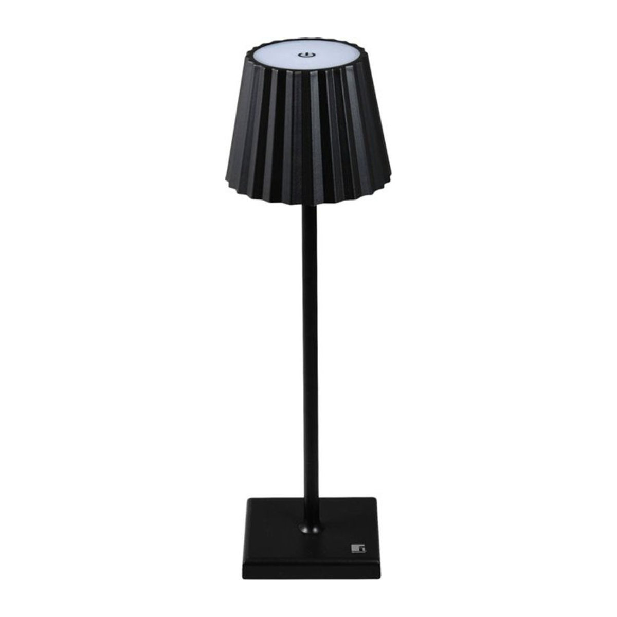 BERGNER LED-Tischleuchte in Schwarz, modern und minimalistisch, B/H: 11,6 x 38 cm - Bild 1