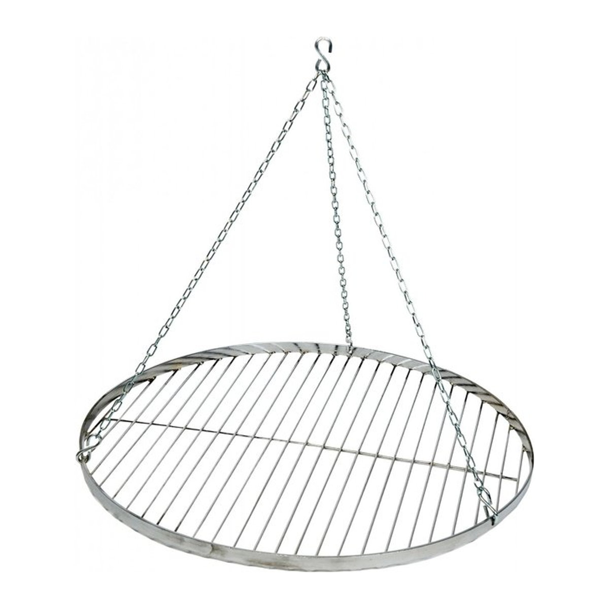 Best Sporting Schwenk-Grillrost aus Edelstahl mit Aufhängungs-Kette, Durchmesser: 60 cm - Bild 1