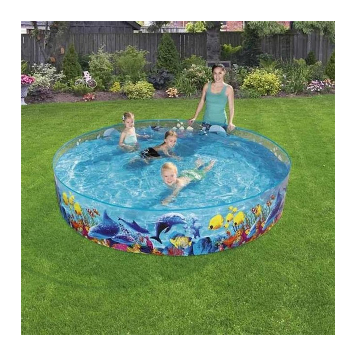 Bestway Fill 'N Fun Odyssey Planschbecken in Bunt aus Kunststoff, Durchmesser: 244 cm, Höhe: 46 cm - Bild 3