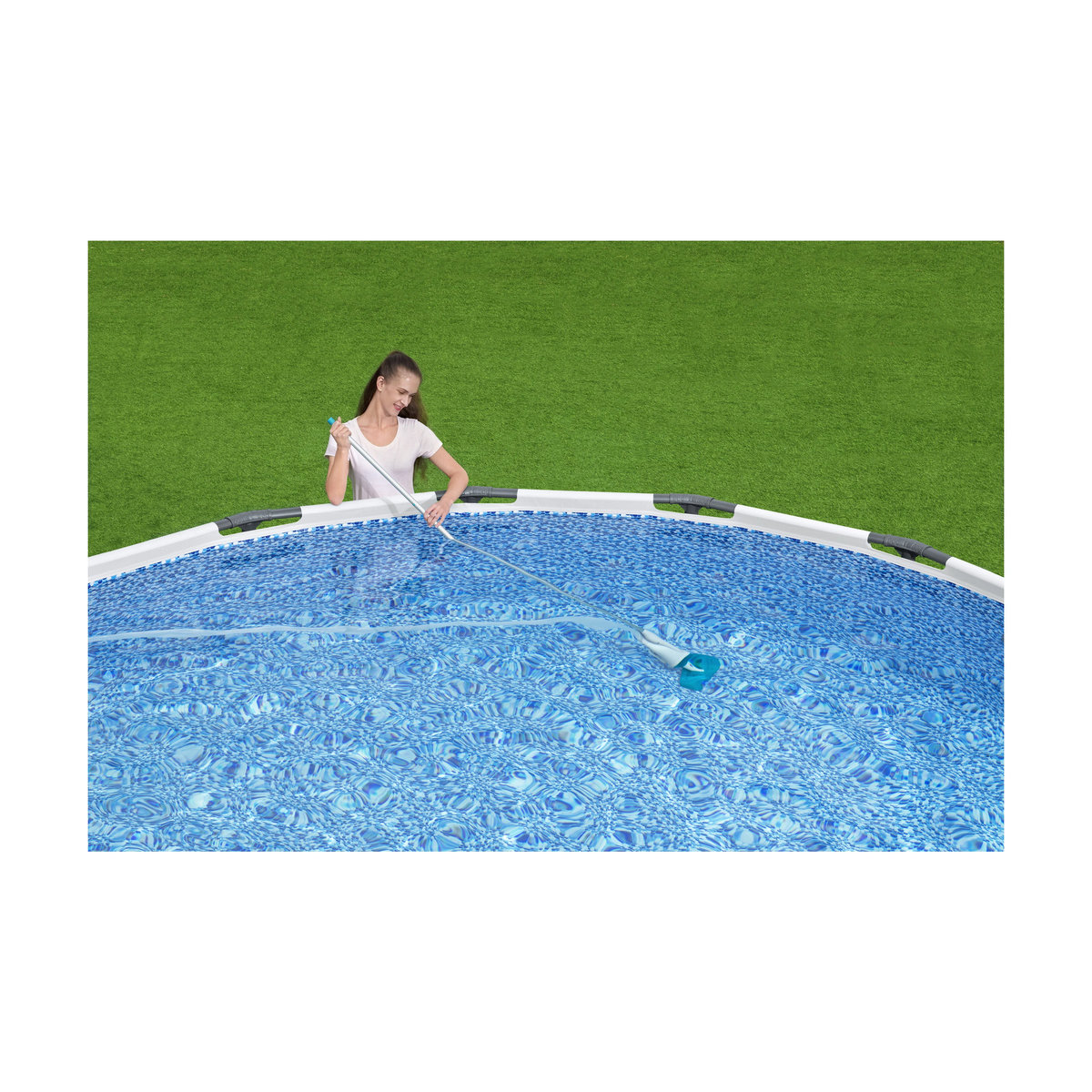 Bestway Poolboden-Staubsauger aus Aluminium für Pools bis 457 cm Durchmesser - Bild 2