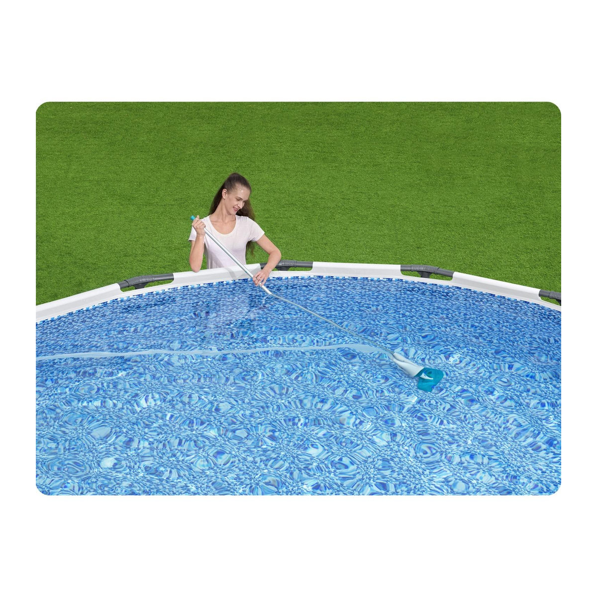 Bestway Poolboden-Staubsauger aus Aluminium für Pools bis 457 cm Durchmesser - Bild 5