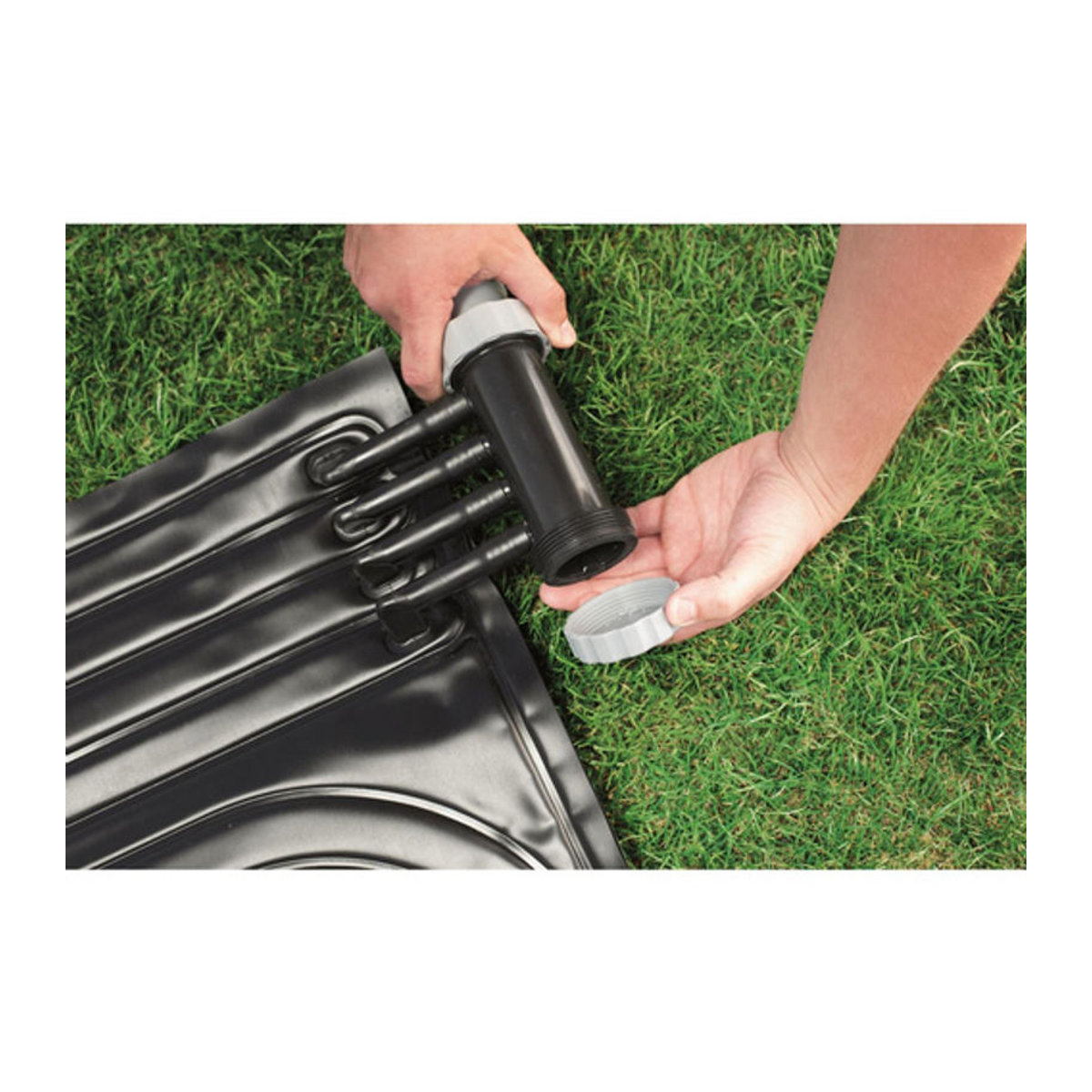 Bestway Solar Poolheizung Clean Sun Powered Pad in Schwarz aus Kunststoff, B/T: 110 x 171 cm - Bild 2