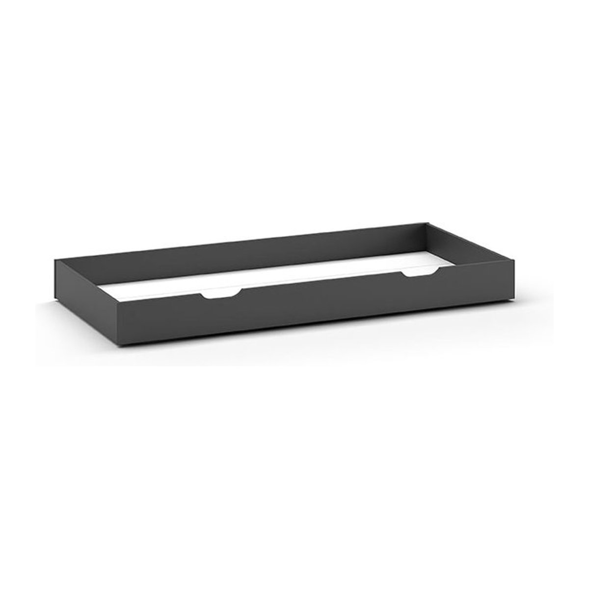 Bettschublade für Hausbett VIPACK Serie Dallas aus Massivholz Kiefer in Anthrazit, Innenmaß: B: 90 cm, T: 190 cm - Bild 1